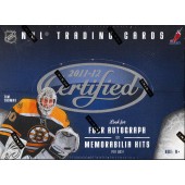 2011/12 Panini Certified Hockey Hobby Box