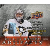2011/12 Upper Deck Artifacts Hockey Hobby Box