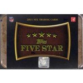 2011 Topps Five Star Football Hobby Box