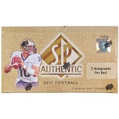 2011 Upper Deck SP Authentic Football Hobby Box