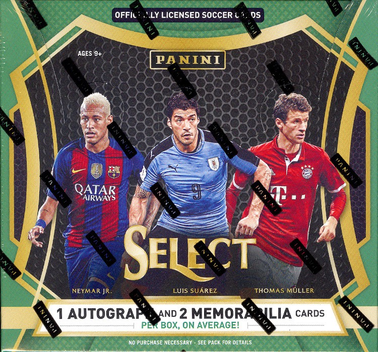 2016/17 Panini Select Soccer Hobby 12 Box Case