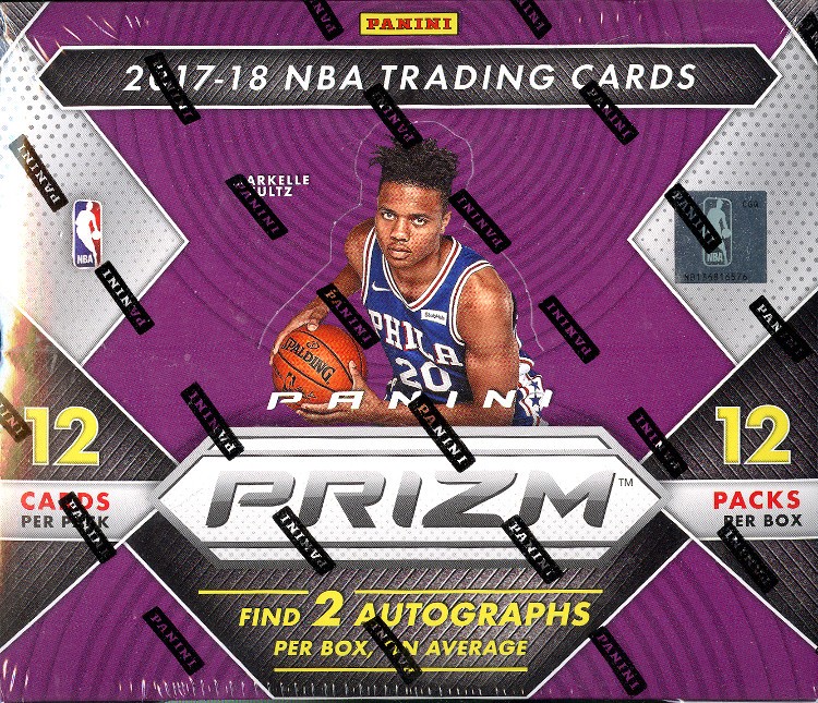 2017/18 Panini Prizm Basketball Hobby 12 Box Case