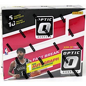 2019/20 Panini Donruss Optic Basketball Fast Break 20 Box Case