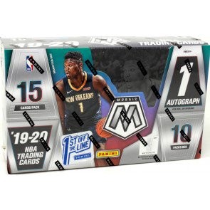 2019/20 Panini Mosaic Basketball 1st Off The Line Hobby 12 Box Case