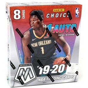 2019/20 Panini Mosaic Choice Basketball 20 Box Case