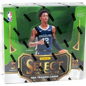 2019/20 Panini Select Basketball Hobby 12 Box Case