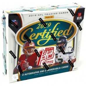 2019 Panini Certified Football 1st Off The Line Premium Edition Box
