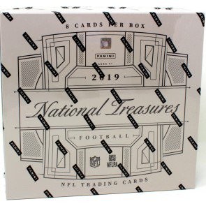 2019 Panini National Treasures Football Hobby 4 Box Case