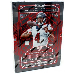 2019 Panini Obsidian Football Hobby Box Chicago Sports Cards