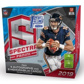 2019 Panini Spectra Football 1st Off The Line Hobby Box