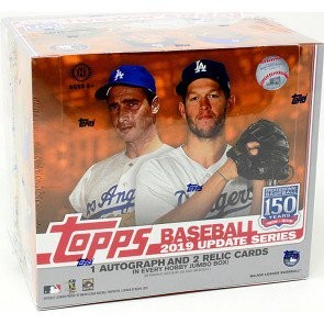 2019 Topps Update Series Baseball Jumbo 6 Box Case