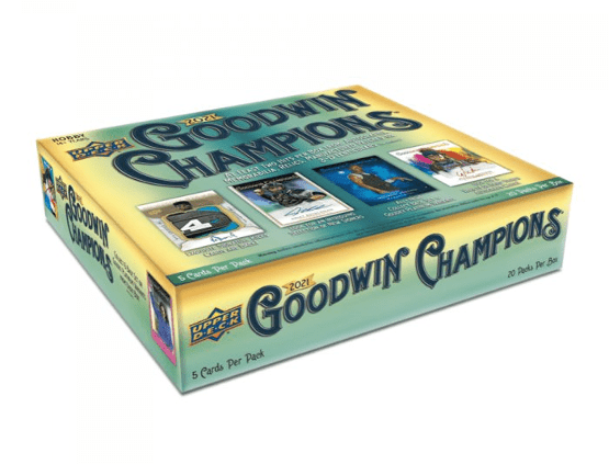 2021 Upper Deck Goodwin Champions Hobby 16 Box Case