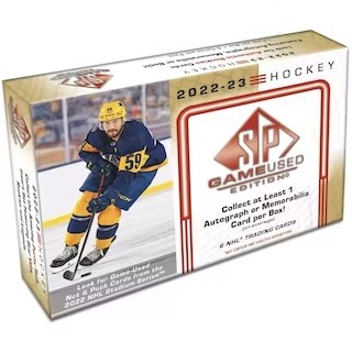 2022/23 Upper Deck SP Game Used Hockey Hobby Box