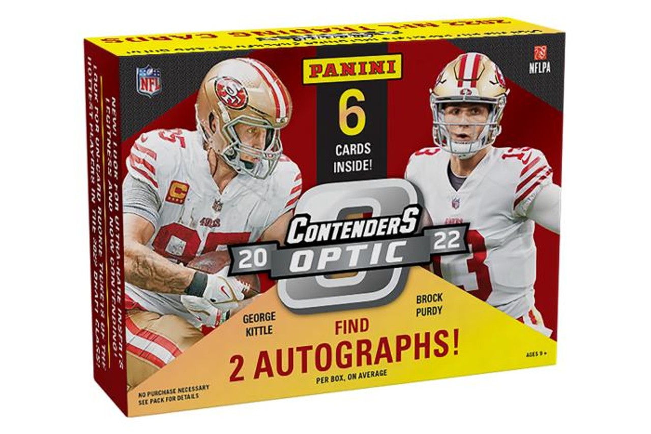 2022 Panini Contenders Optic Football Hobby Box Chicago Sports Cards