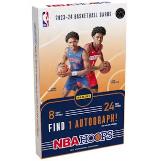 2023/24 Panini NBA Hoops Basketball Hobby Box