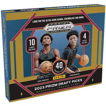 2023/24 Panini Prizm Collegiate Draft Picks Basketball Hobby 16 Box Case