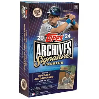 2024 Topps Archives Signature Series Retired Player Ed Baseball 20 Box Case