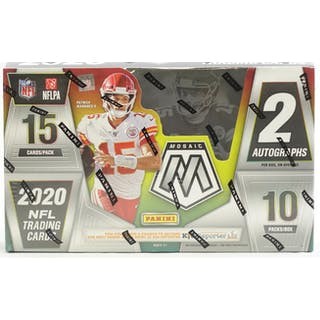 2020 Panini Mosaic Football Hobby 12 Box Case