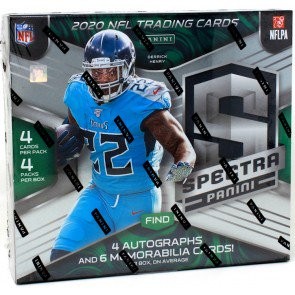 2020 Panini Spectra Football Hobby 8 Box Case