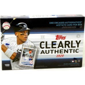 2020 Topps Clearly Authentic Baseball 20 Box Case