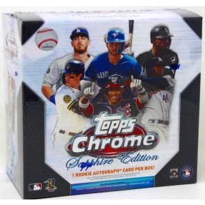 2020 Topps Chrome Baseball Sapphire Edition Box