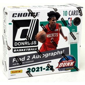 2021/22 Panini Donruss Choice Basketball 20 Box Case