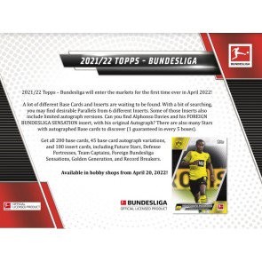 2021/22 Topps Bundesliga Soccer Hobby Box
