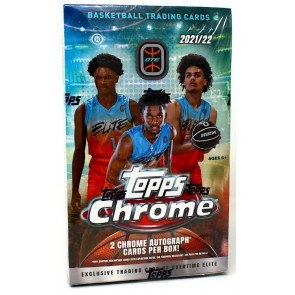 2021/22 Topps Chrome Overtime Elite Basketball Hobby 12 Box Case