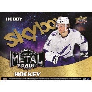 2021/22 Upper Deck Skybox Metal Universe Hockey Hobby 16 Box Case