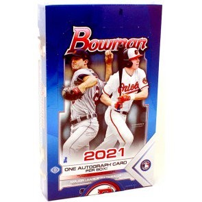 2021 Bowman Baseball Hobby 12 Box Case