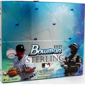 2021 Bowman Sterling Baseball Hobby 12 Box Case