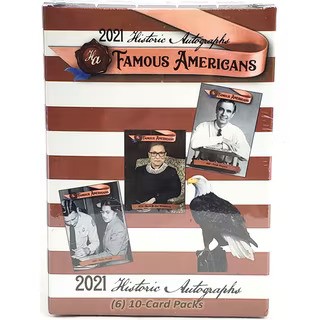 2021 Historic Autographs Famous Americans Blaster