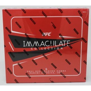 2021 Panini Immaculate UFC Hobby 5 Box Case