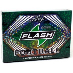 2021 Leaf Flash Football Hobby 12 Box Case
