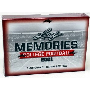 2021 Leaf Memories College Football Box