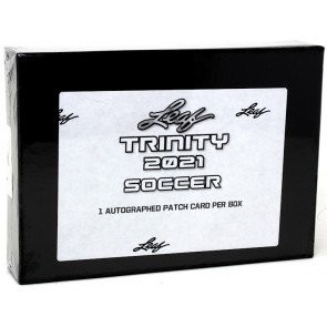 2021 Leaf Trinity Soccer Hobby 5 Box Case