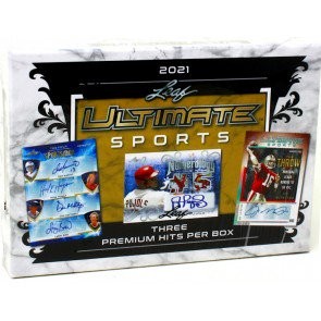 2021 Leaf Ultimate Sports Hobby 10 Box Case