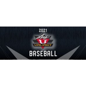 2021 Leaf Valiant Baseball Hobby 12 Box Case