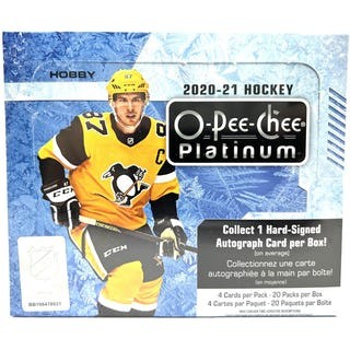 2020/21 O-Pee-Chee Platinum Hockey Hobby 16 Box Case