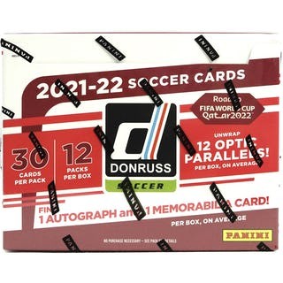 2021/22 Panini Donruss Soccer Hobby Box