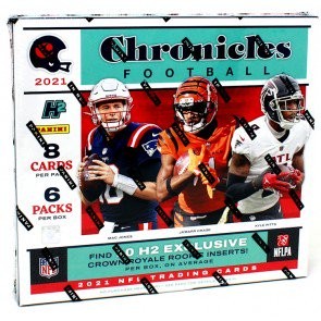 2021 Panini Chronicles Football H2 20 Box Case