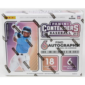 2021 Panini Contenders Baseball Hobby 12 Box Case