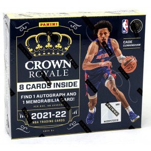 2021/22 Panini Crown Royale Basketball Hobby 16 Box Case