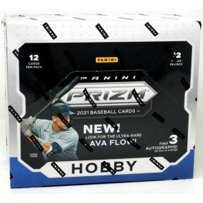 2021 Panini Prizm Baseball Hobby 12 Box Case
