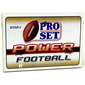 2021 Pro Set Power Football Hobby 12 Box Case