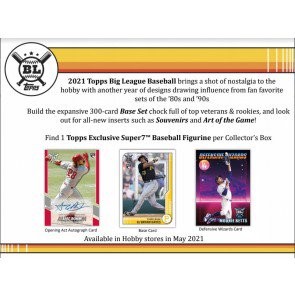 2021 Topps Big League Baseball Hobby 20 Box Case
