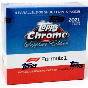 2021 Topps Chrome Formula 1 Racing Sapphire Edition Box