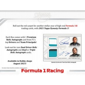 2021 Topps Dynasty Formula 1 Racing Hobby Box