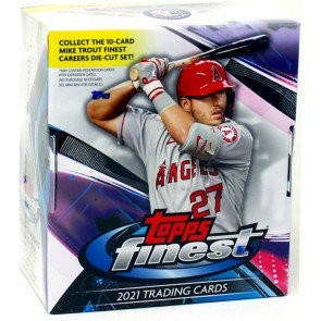 2021 Topps Finest Baseball Hobby 8 Box Case
