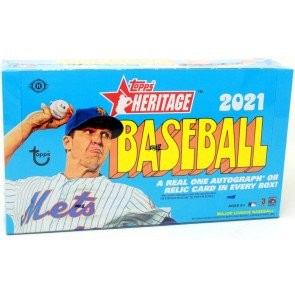 2021 Topps Heritage Baseball Hobby 12 Box Case